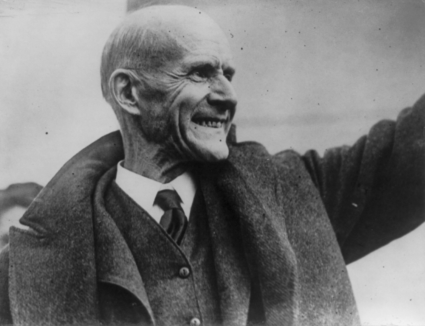 Eugene V. Debs, 1921. Image in the public domain, courtesy of Wikimedia Commons.